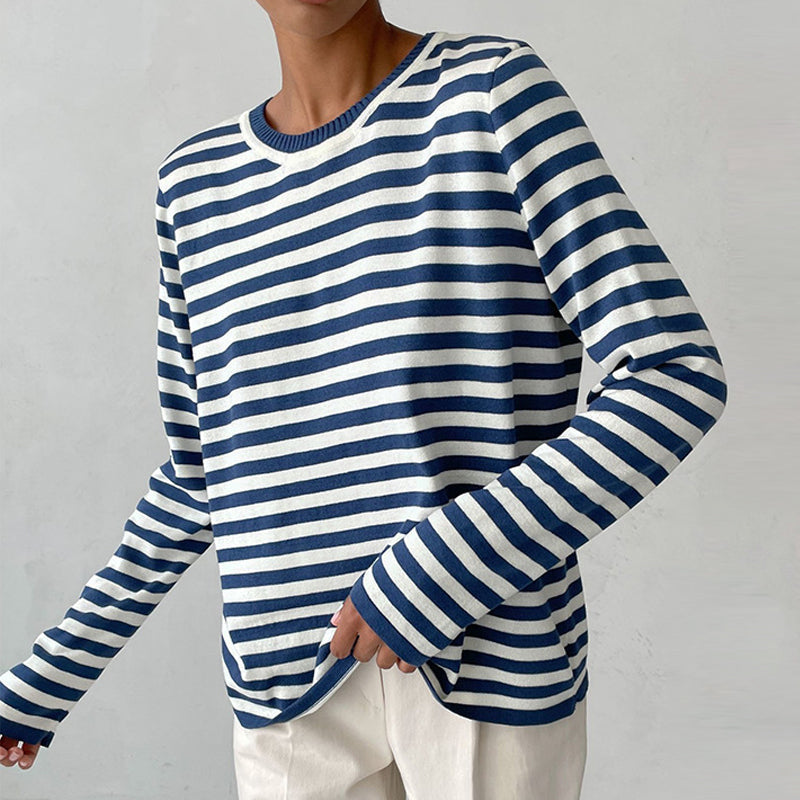 Unisex Elegant Striped T-Shirt