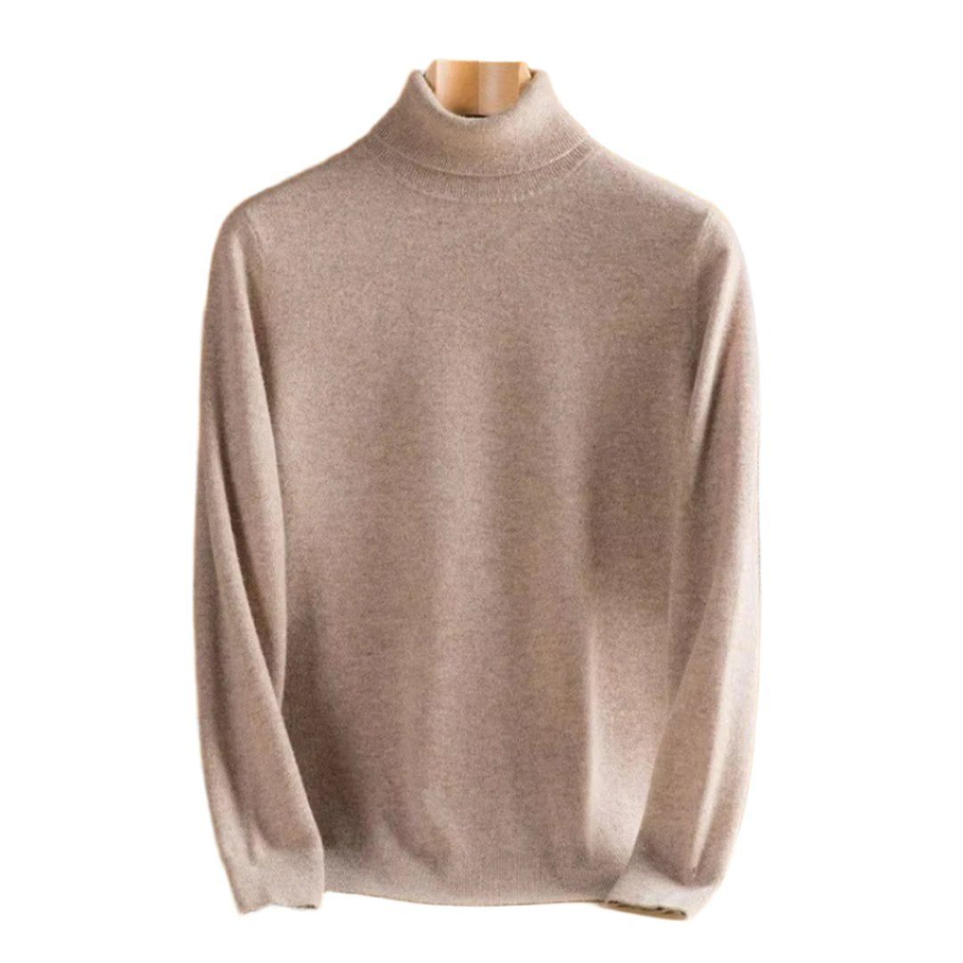 Men's Cashmere Wool Turtleneck Sweater