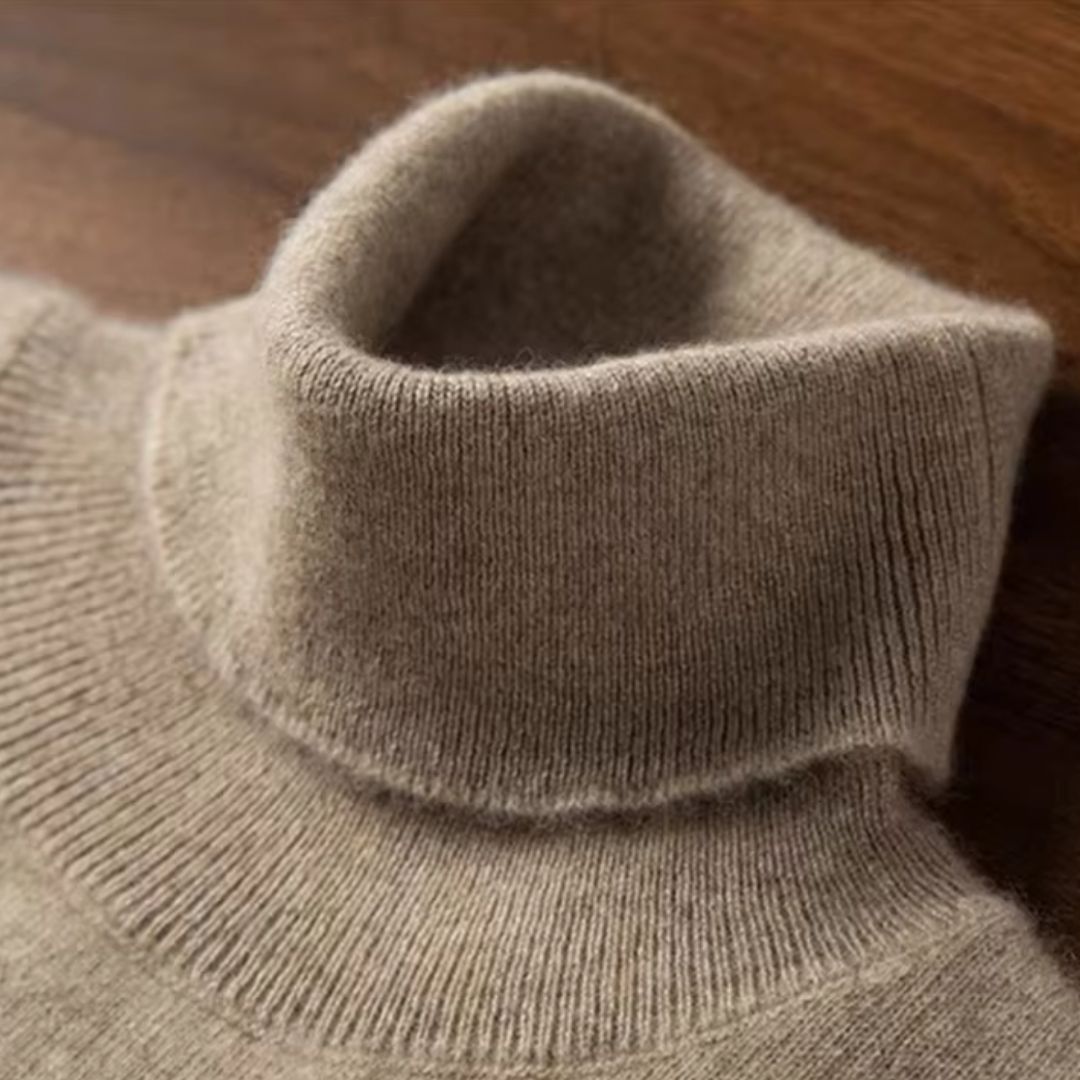 Men's Cashmere Wool Turtleneck Sweater