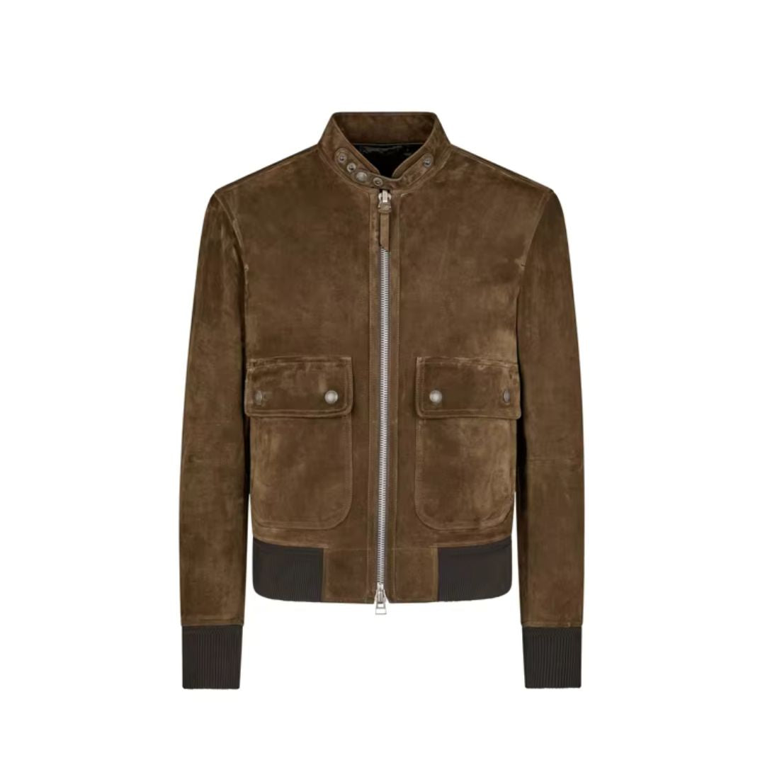 Men's Suede Leather Jacket