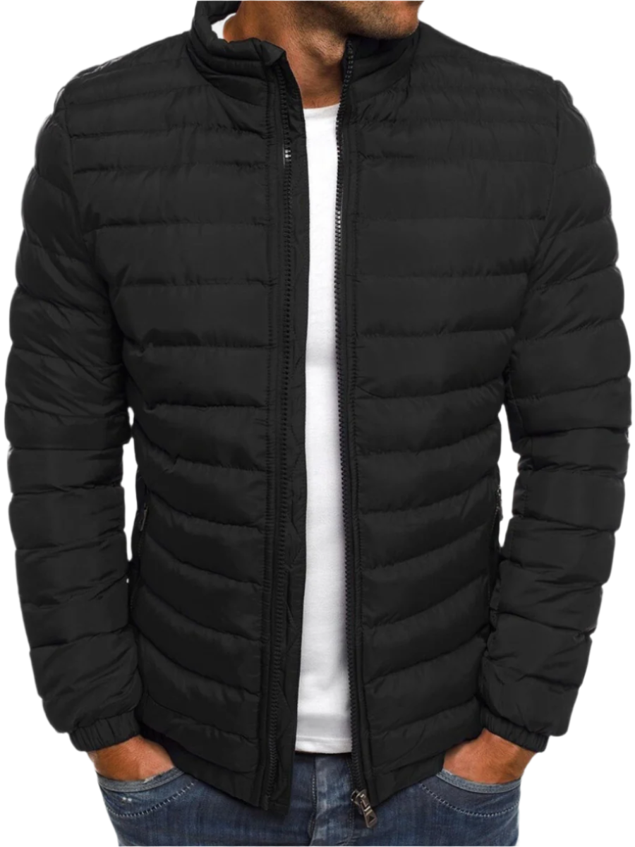 Men's fashionable quilted jacket1