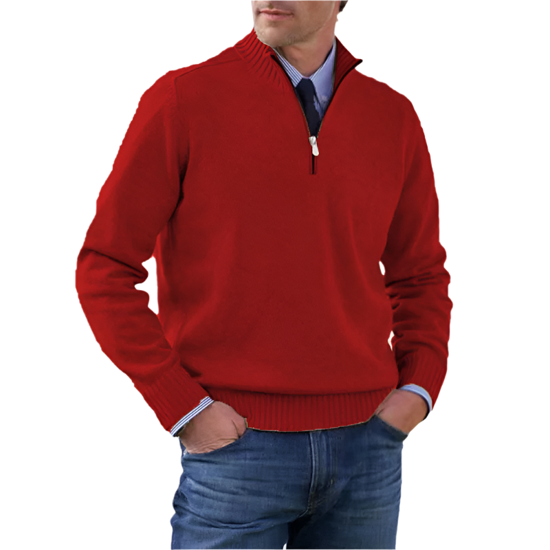 Men's half-zip jumper1