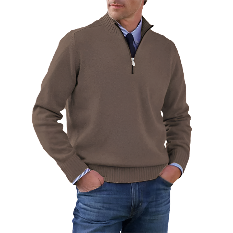 Men's half-zip jumper11