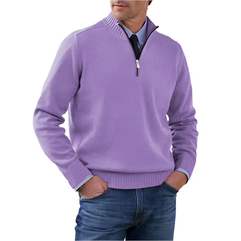 Men's half-zip jumper12