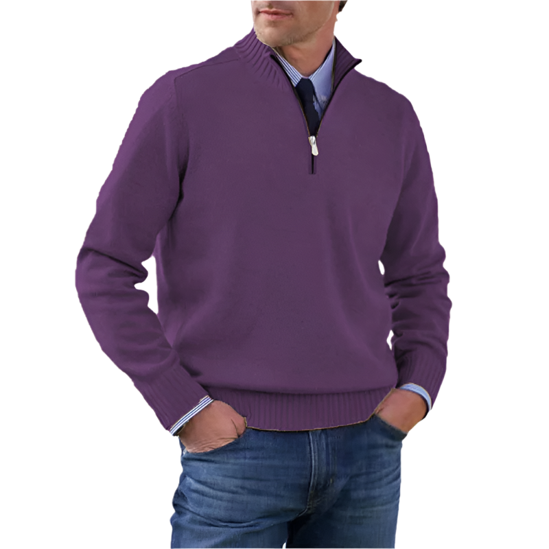 Men's half-zip jumper13