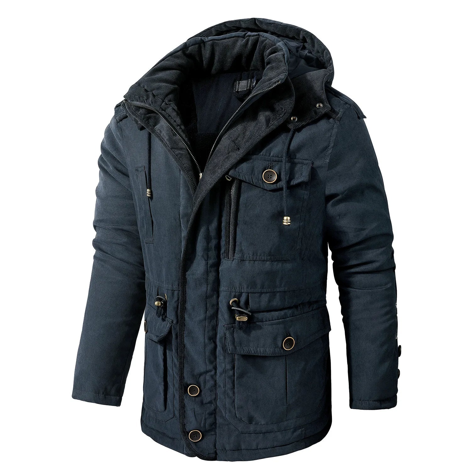 Men's multi-pocket winter jacket1