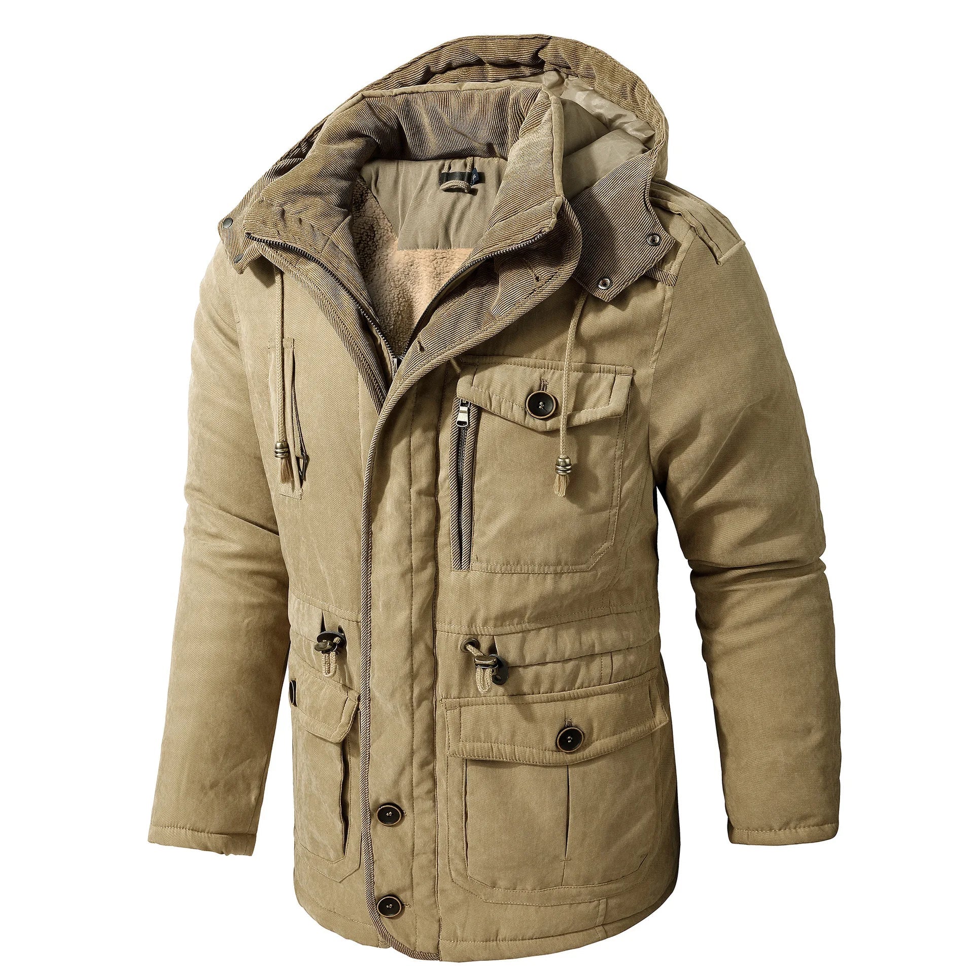 Men's multi-pocket winter jacket2