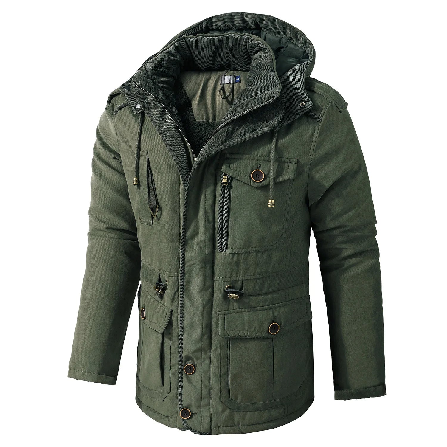 Men's multi-pocket winter jacket3