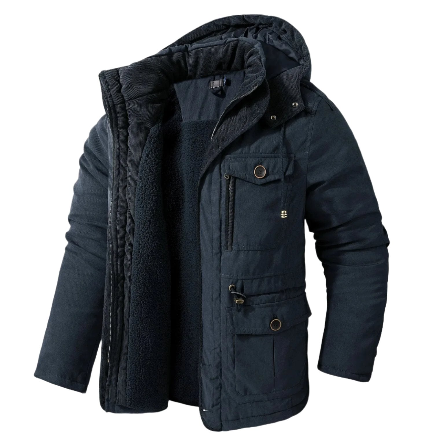 Men's multi-pocket winter jacket4