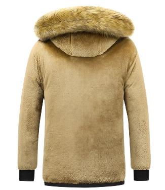 Men's winter parka with hood6