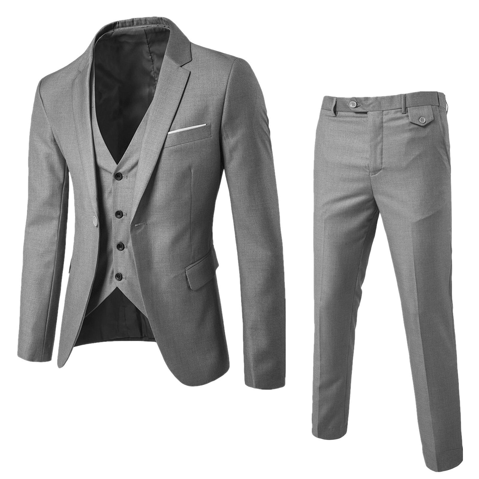 Men's suit with classic cut