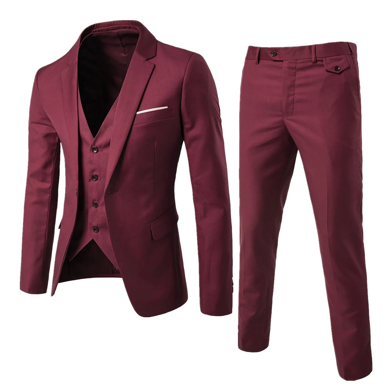 Men's suit with classic cut