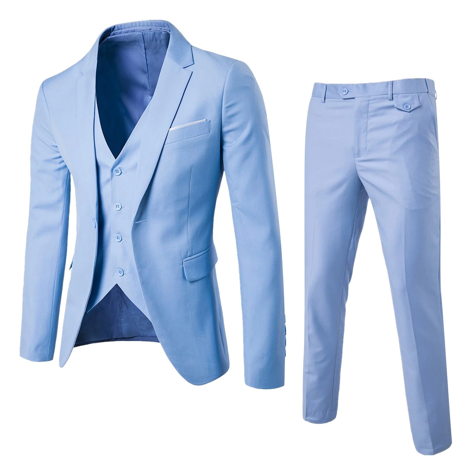 Men's suit with classic cut