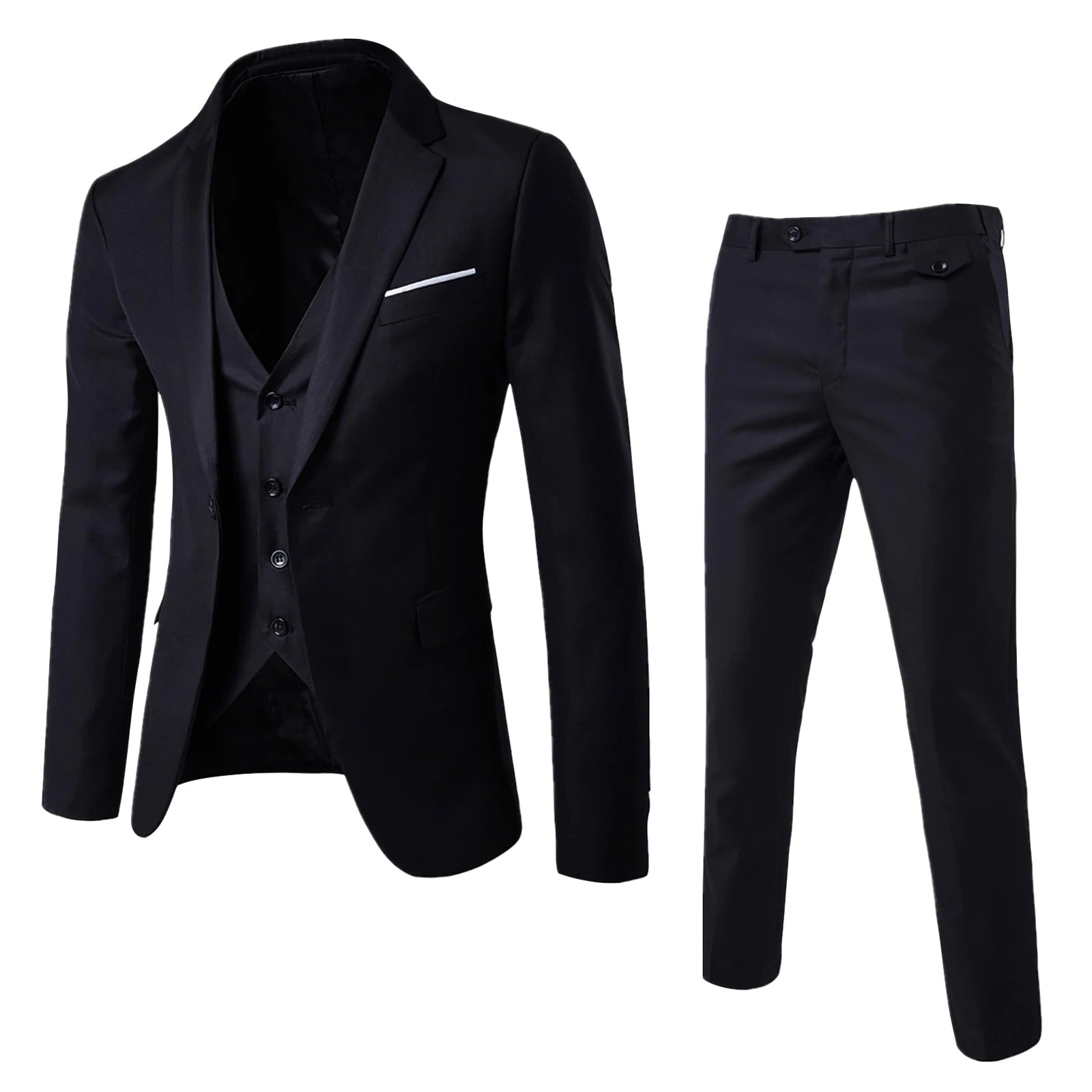 Men's suit with classic cut