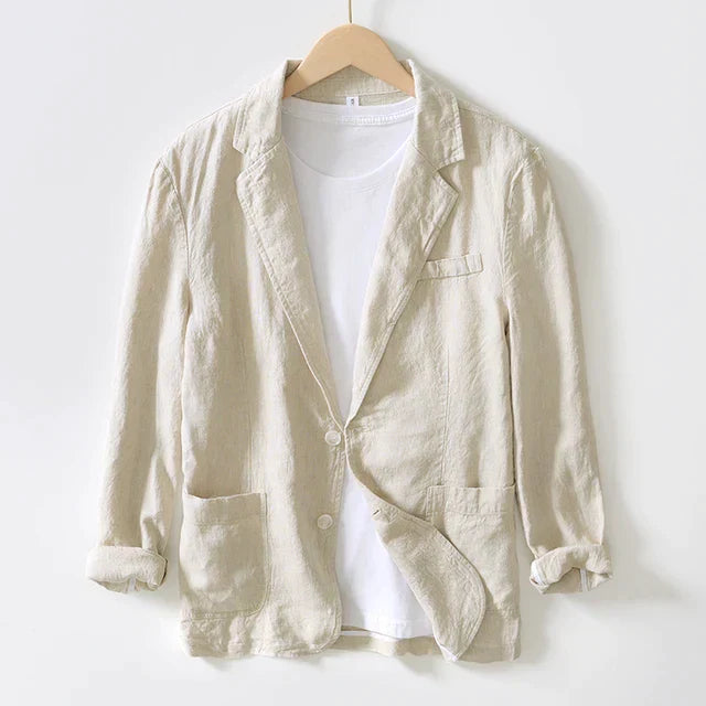 Men's Casual Linen Blazer