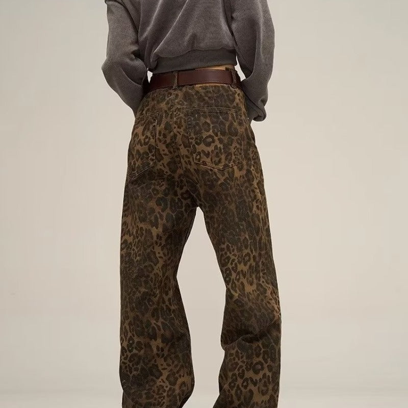 Women's Leopard Print Skinny Jeans