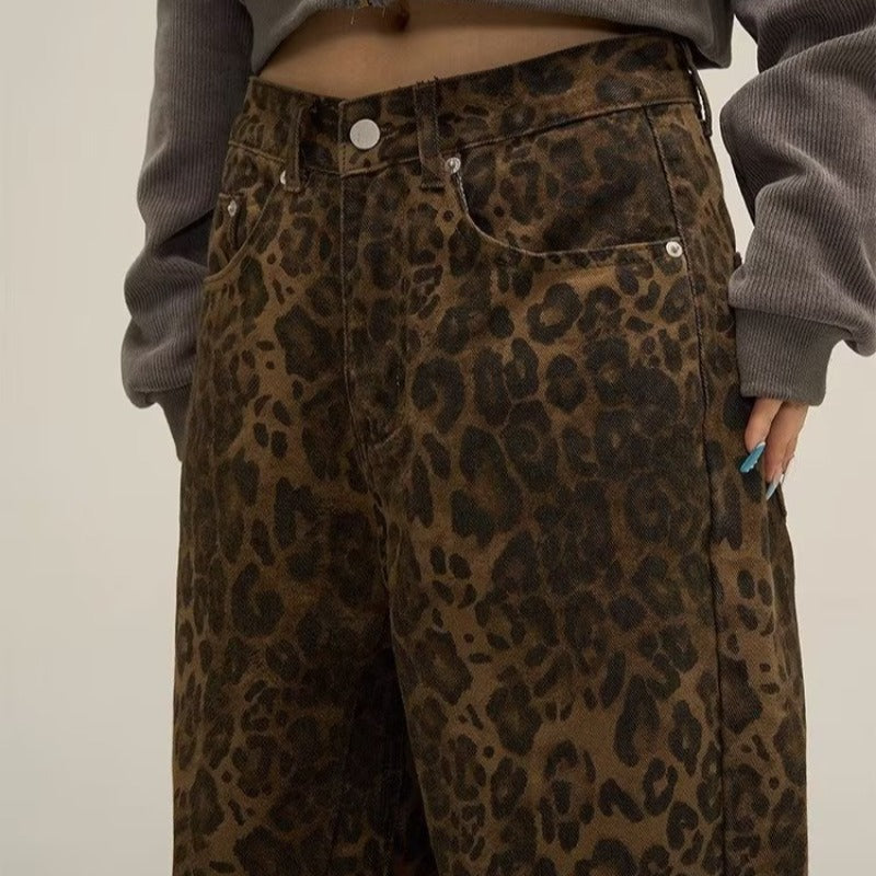 Women's Leopard Print Skinny Jeans