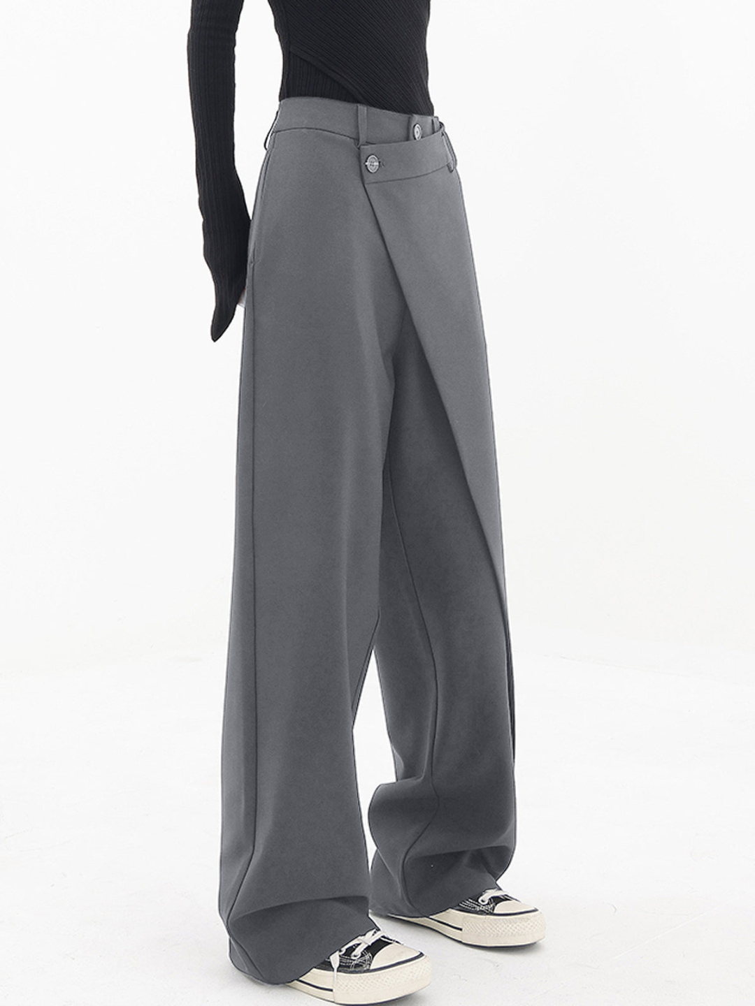 Women's Asymmetrical Baggy Trousers