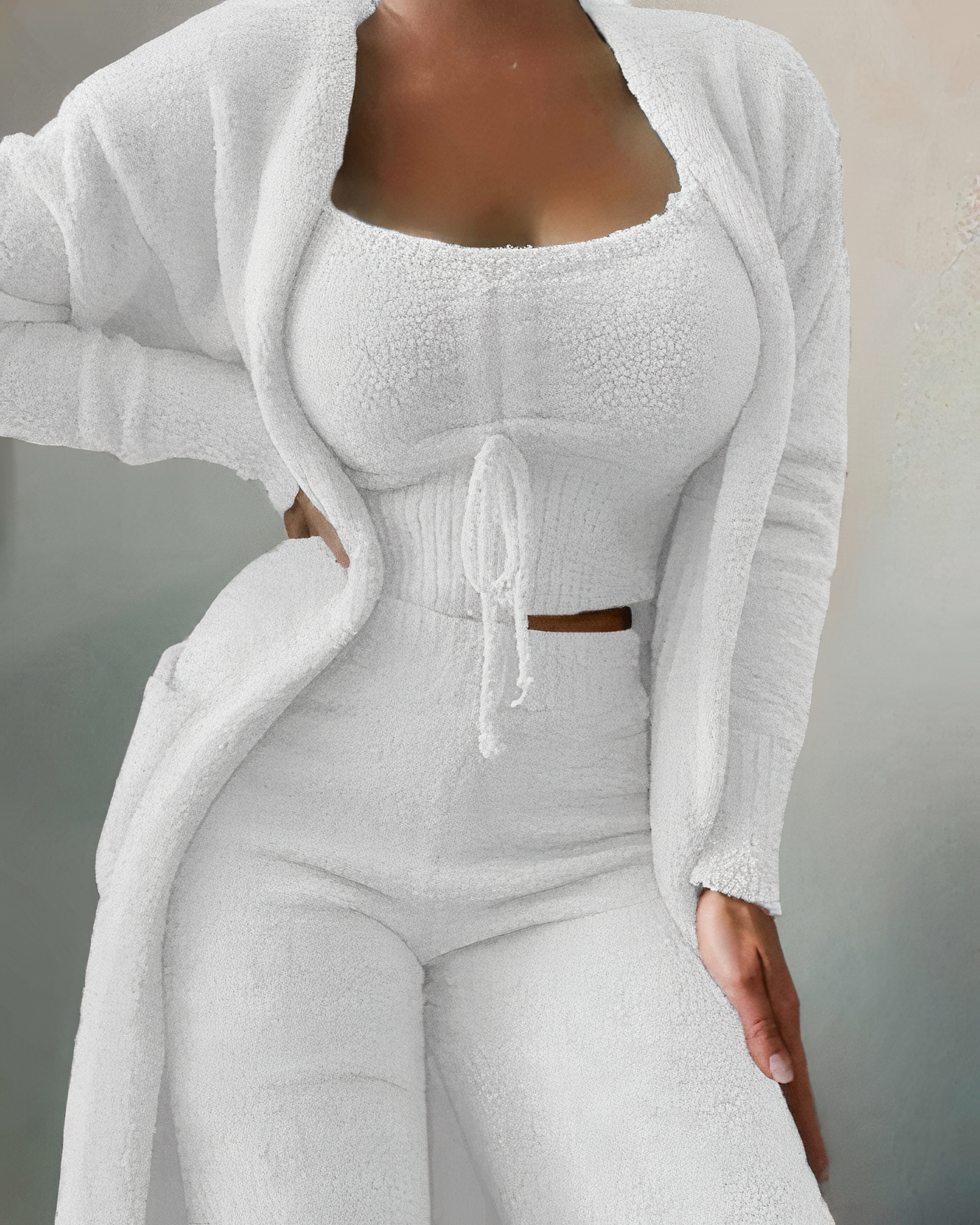 Women's Winter 3-Piece Pajama Set