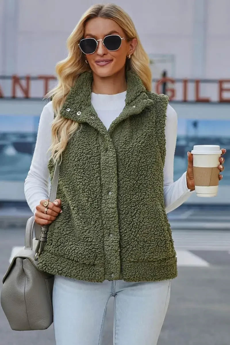 Women's Lambswool Vest for Cozy Comfort