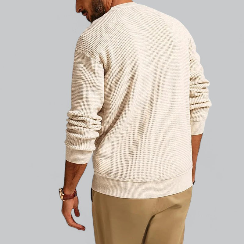 Men’s Wool Knit Crew Neck Sweater