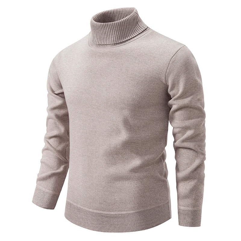 Soft Wool Turtleneck Sweater for Men