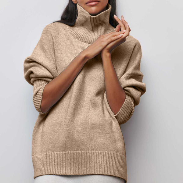 Turtleneck jumper for women