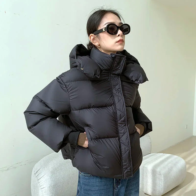 Thick Quilted Winter Jacket for Women