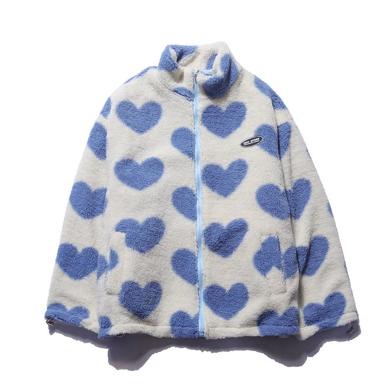 Women's Heart-Pattern Jacket