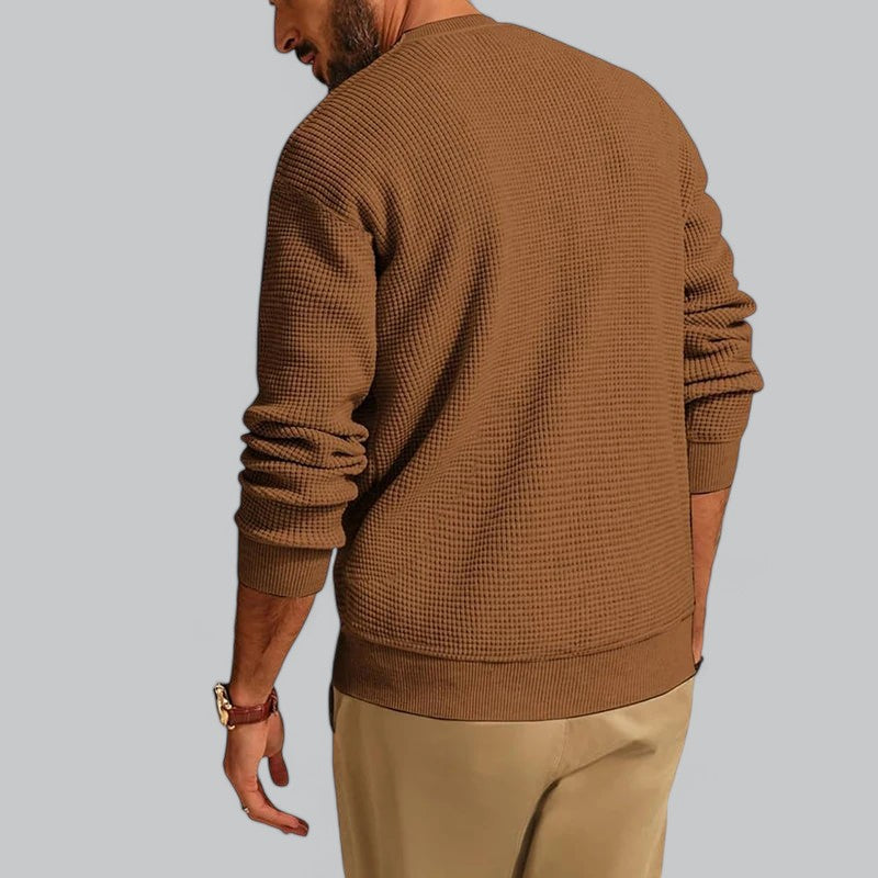 Men’s Wool Knit Crew Neck Sweater