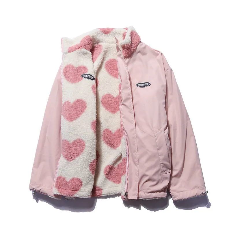 Women's Heart-Pattern Jacket