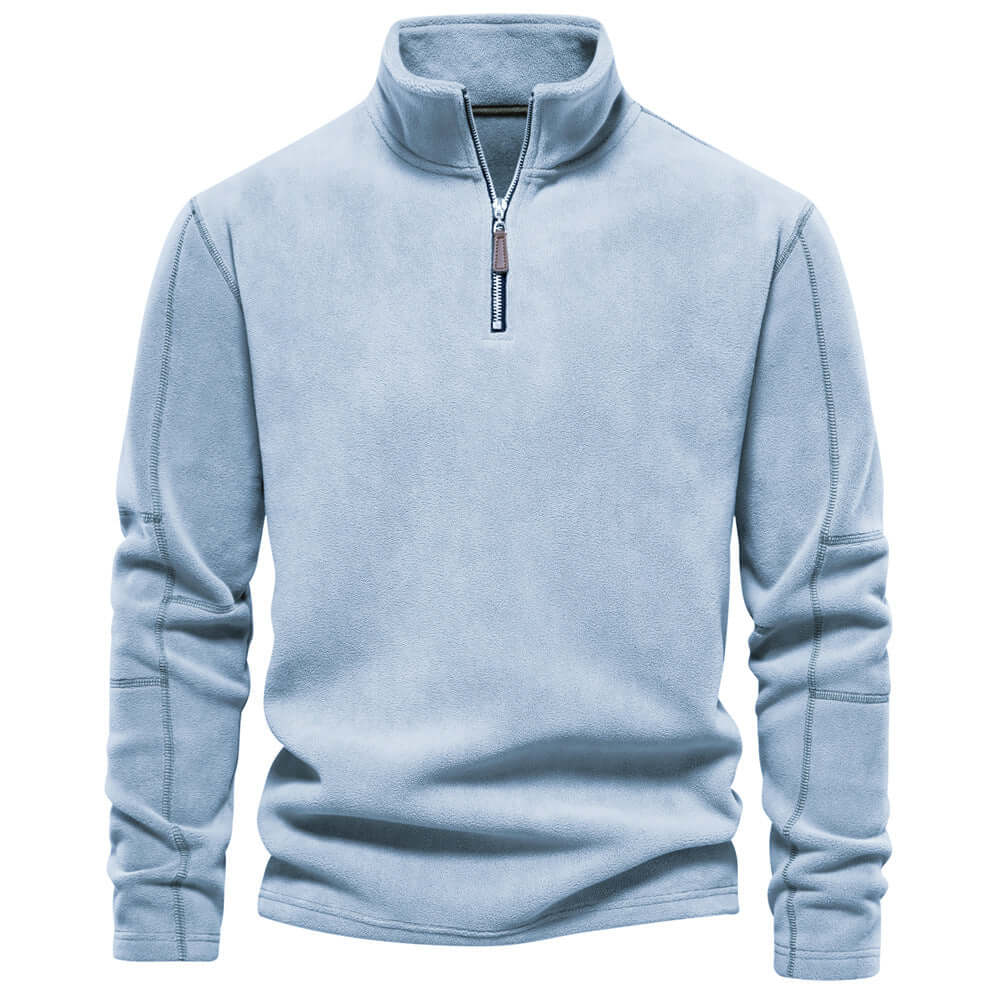 Thick Fleece Zip Sweater for Men