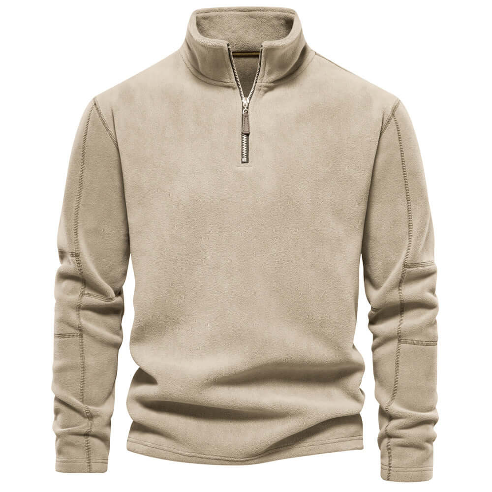 Thick Fleece Zip Sweater for Men