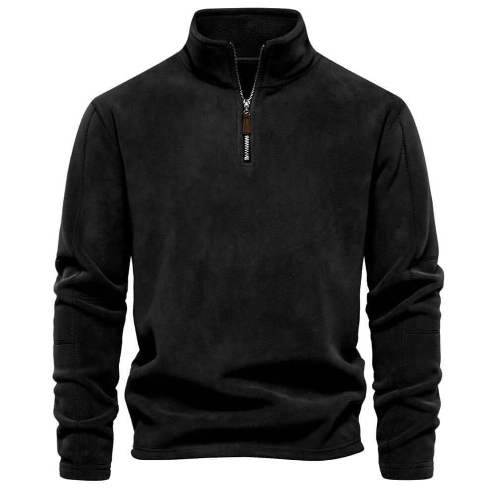 Thick Fleece Zip Sweater for Men