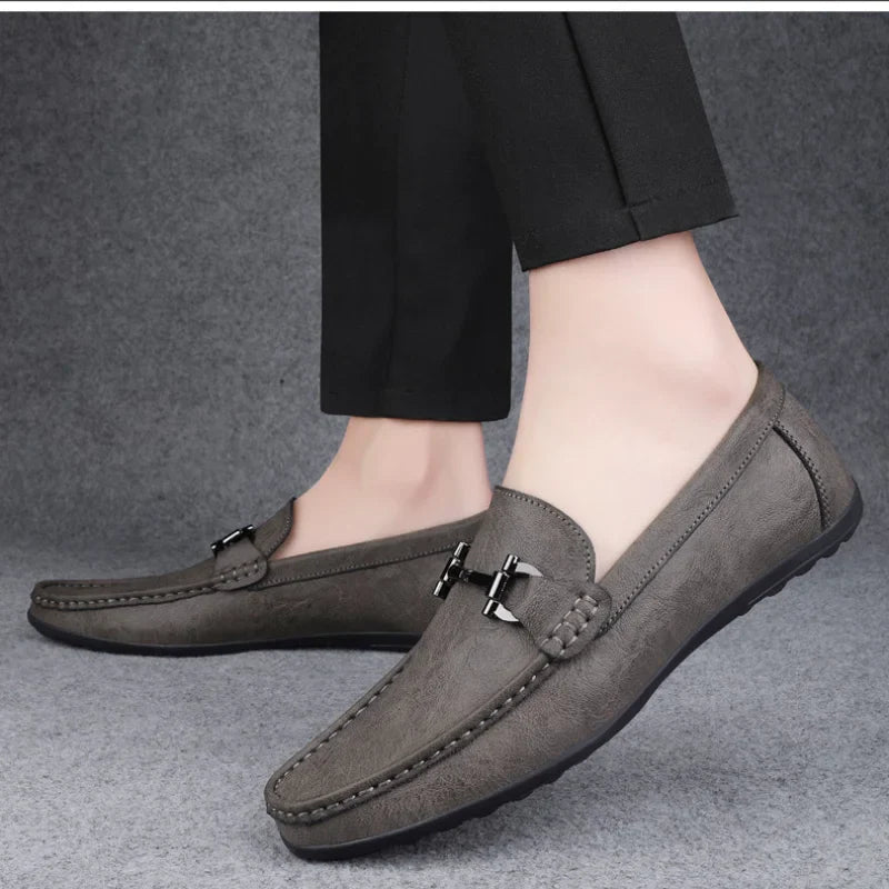 Men's Leather Loafers for Business Shoes