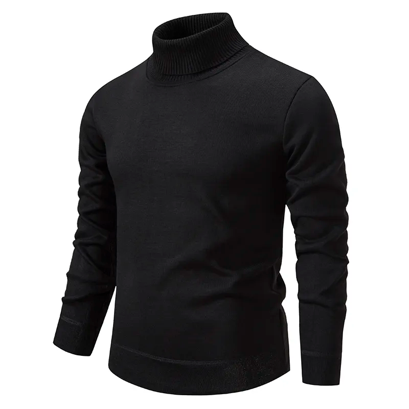 Soft Wool Turtleneck Sweater for Men