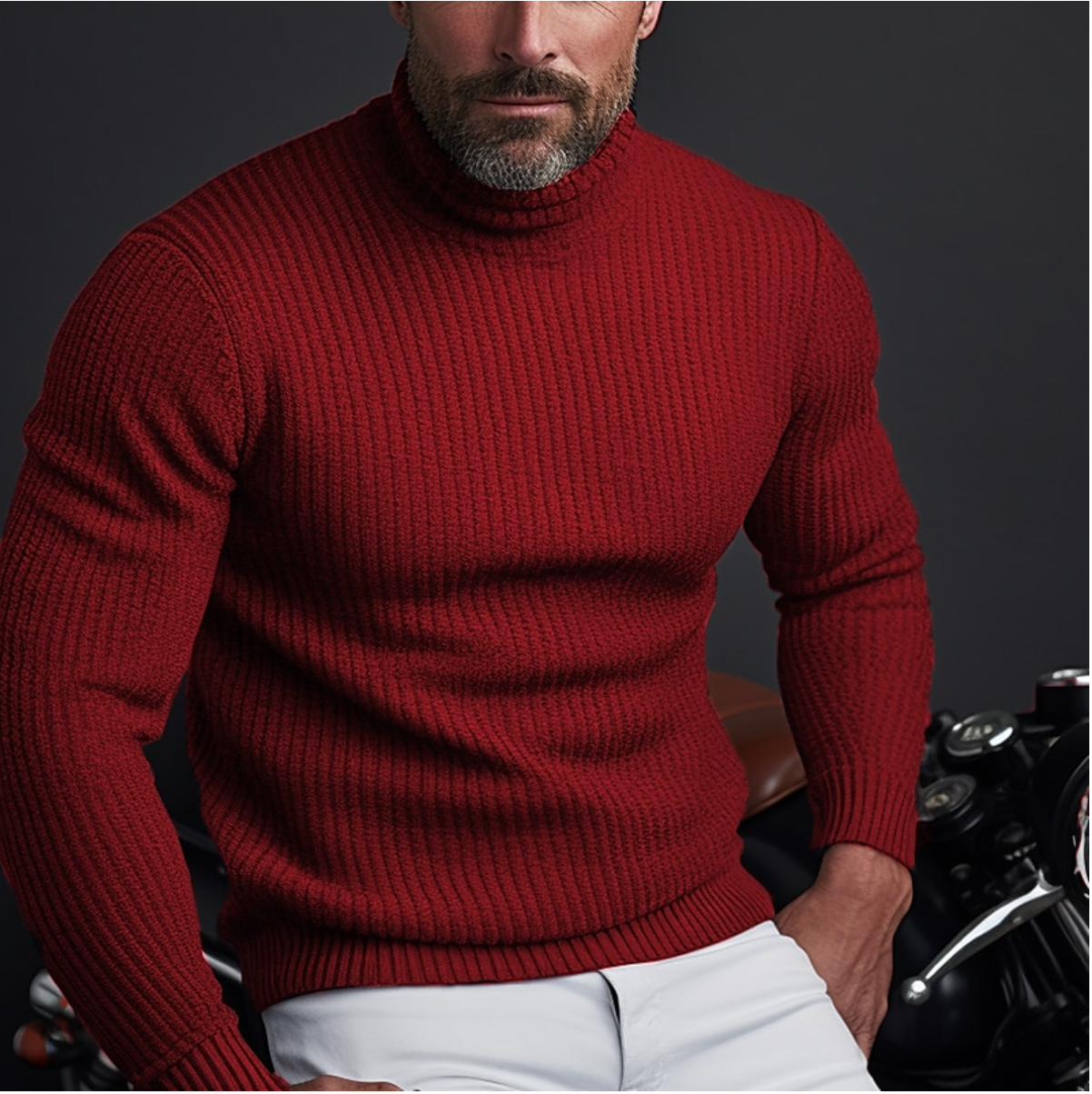 Men's Stylish Turtleneck Sweater