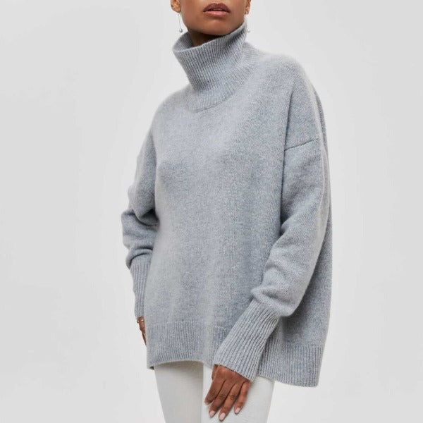 Turtleneck jumper for women