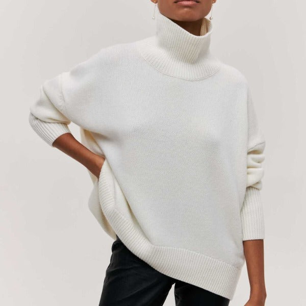 Turtleneck jumper for women