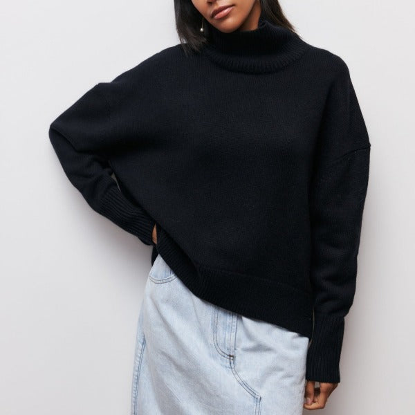 Turtleneck jumper for women