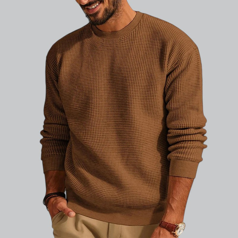 Men’s Wool Knit Crew Neck Sweater