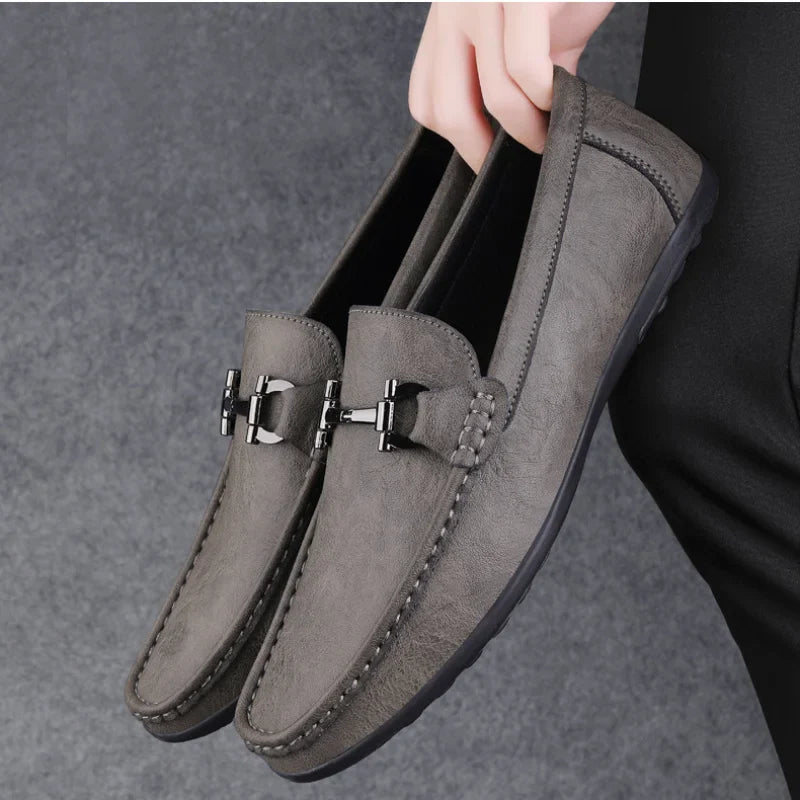 Men's Leather Loafers for Business Shoes