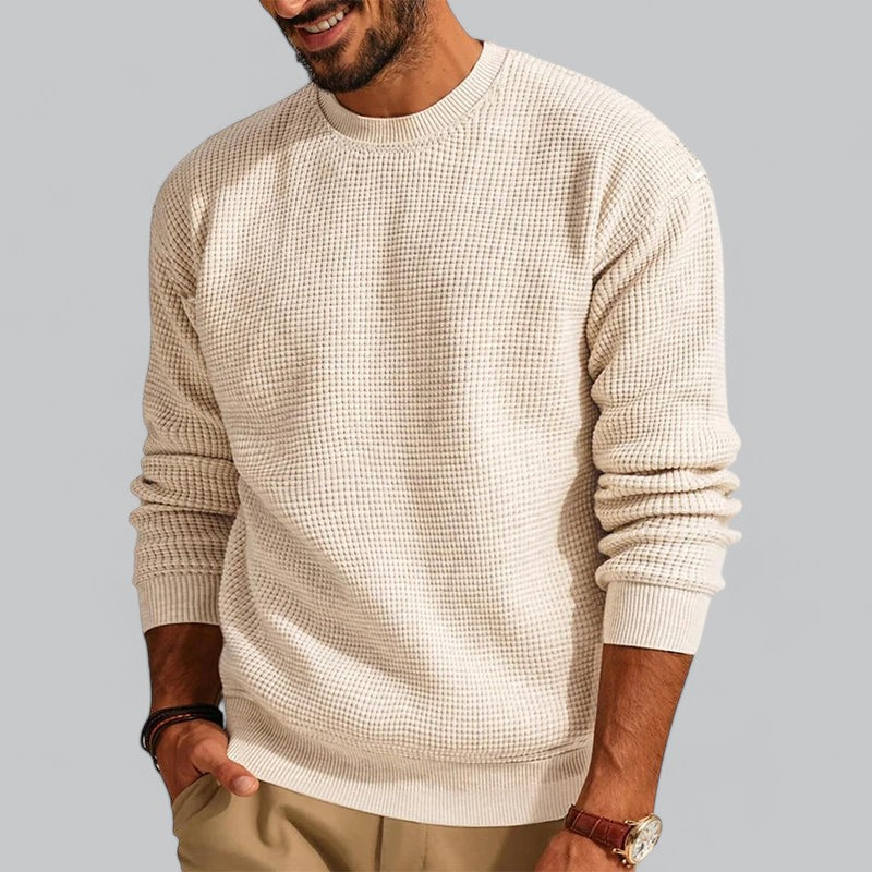 Men’s Wool Knit Crew Neck Sweater