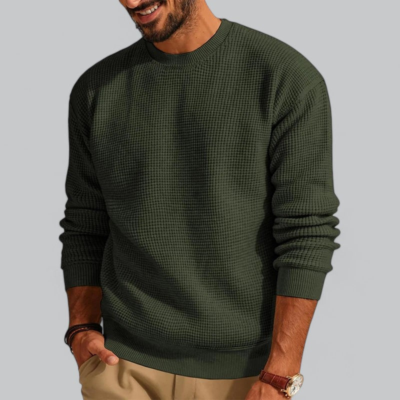 Men’s Wool Knit Crew Neck Sweater