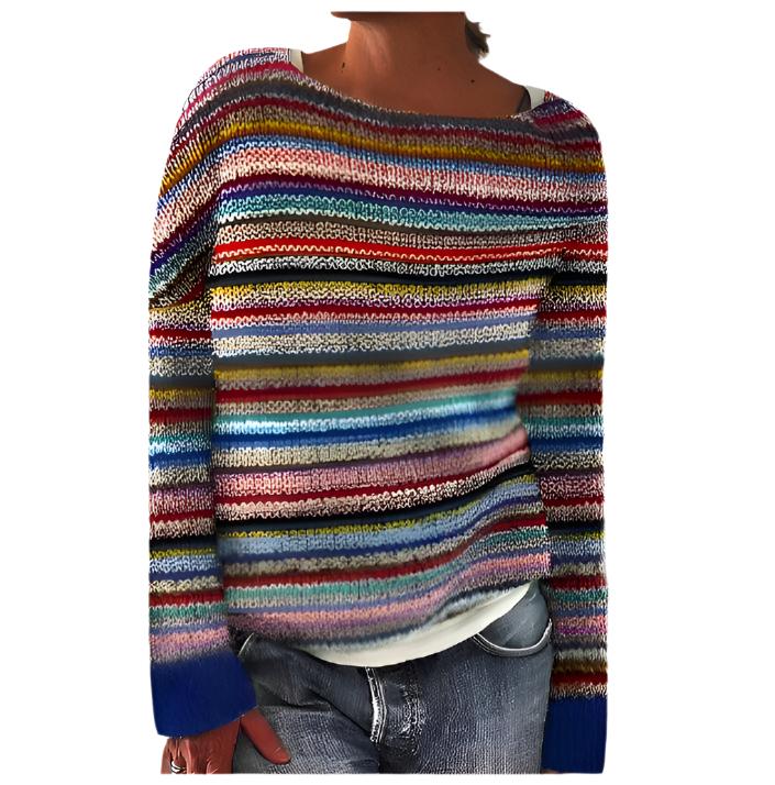 Striped sweater for women2