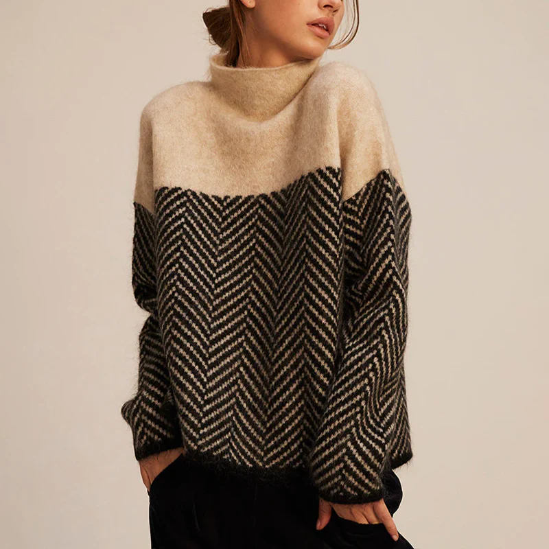 Soft Cashmere Turtleneck Sweater for Women