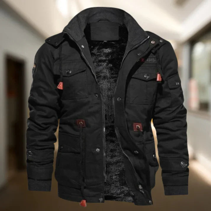 Bomber Jacket with Soft Lining for Men