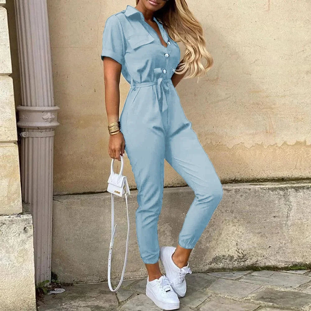 Elegant Light Formal Summer Jumpsuit for Women