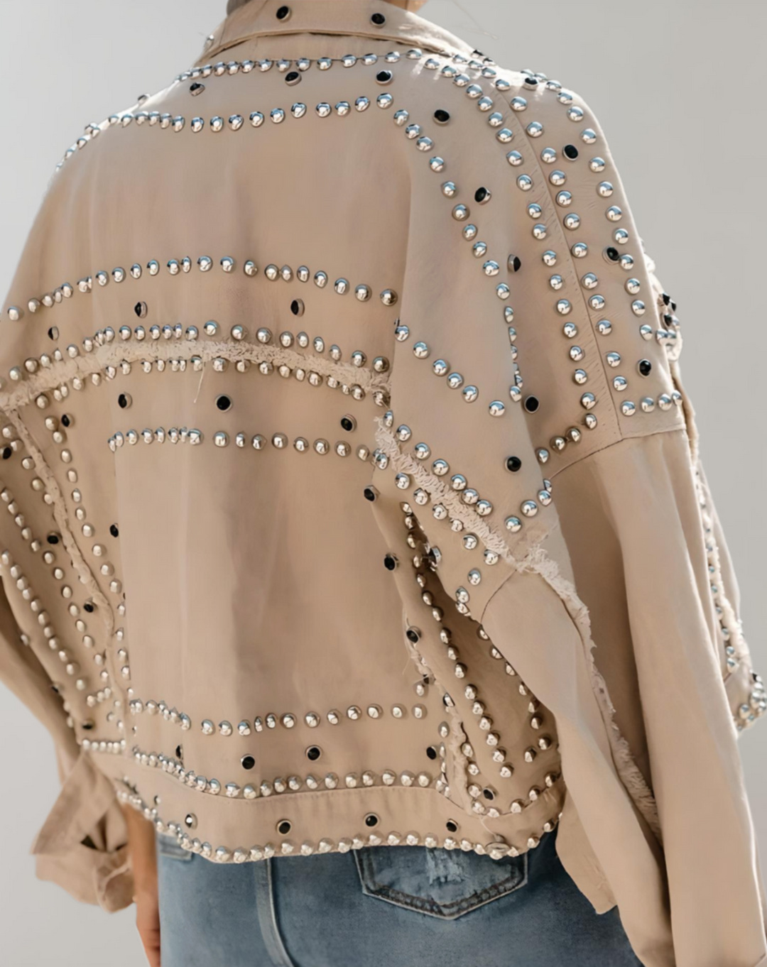 Women's Studded Denim Jacket