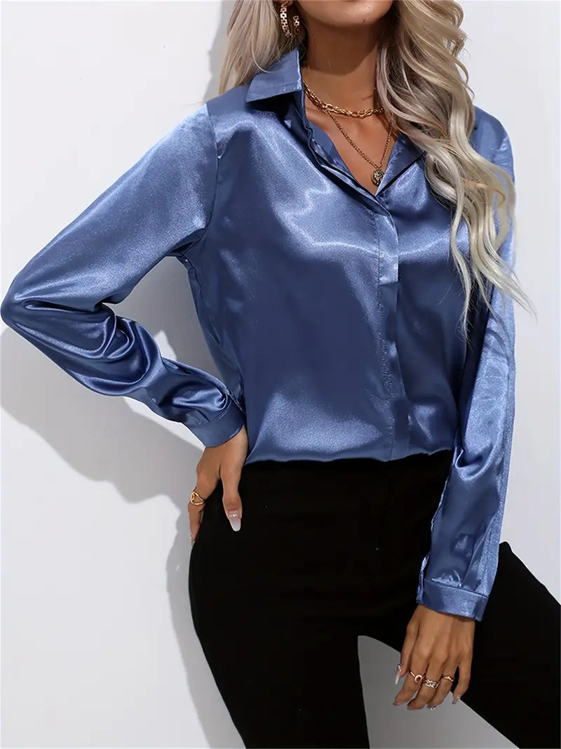 Casual Long-Sleeved Shirt For Women